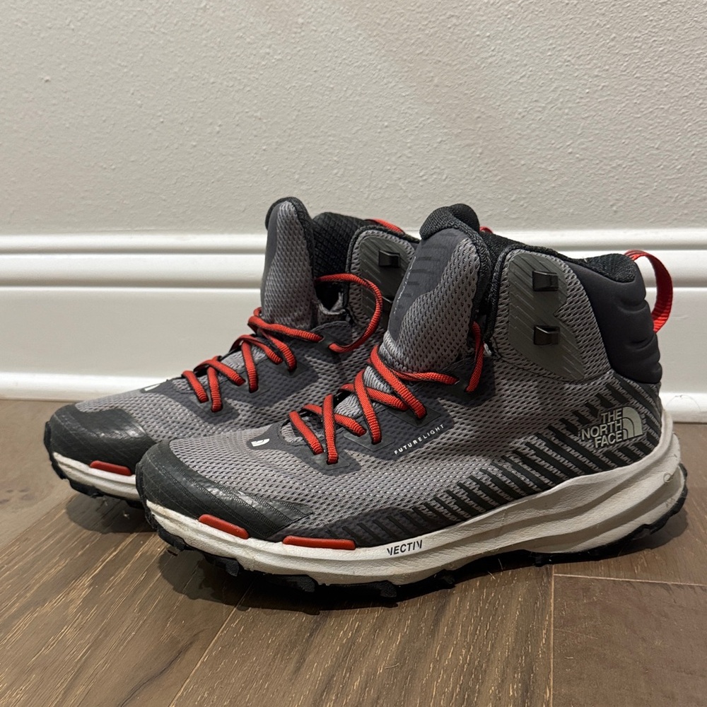 The North Face Men's Black and Red Athletic Shoes